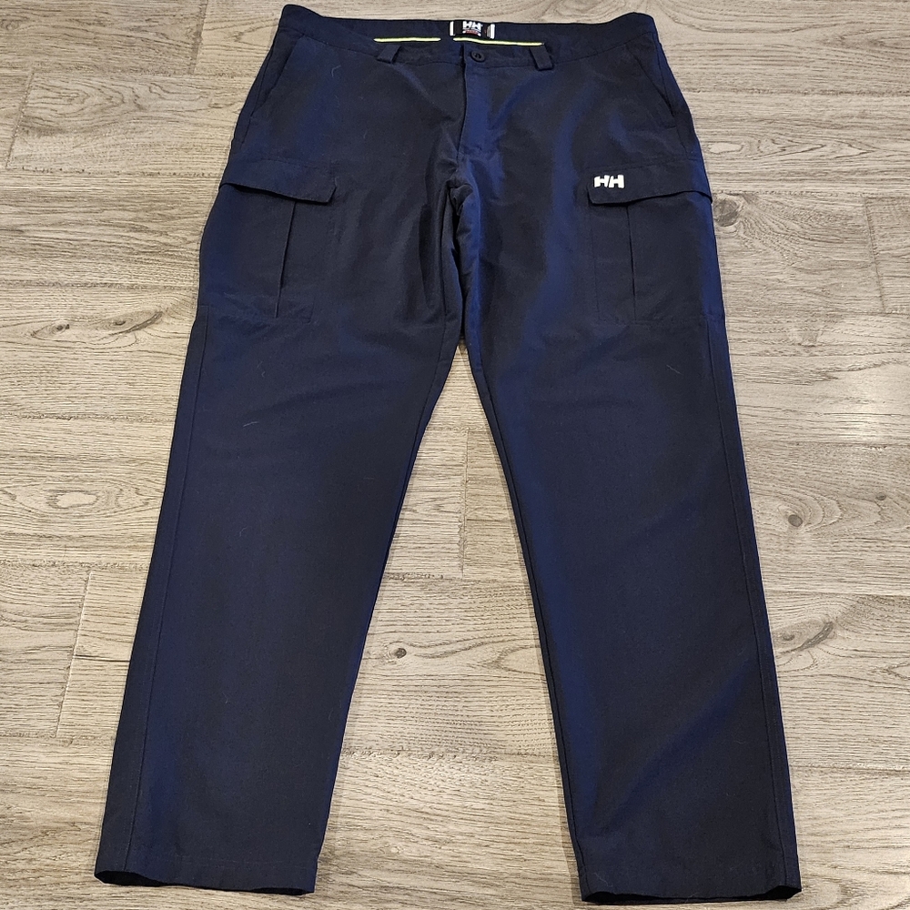 NWOT Helly Hansen QD Lightweight Cargo Pants - Navy Blue - Size 42x34